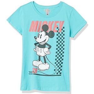 Disney Twentyeight T-shirt voor meisjes (1 stuks), Tahiti-blauw., L