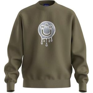 Hugo Blue - NEWIREX - Sweatshirt - Effen - Loose Fit - Puur Katoen