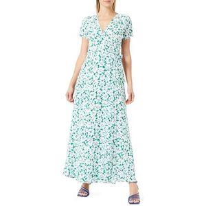 caspio Dames wikkeljurk 19222814-CA06, groen wit, S, Groen wit, S