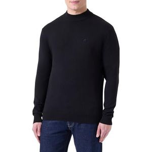 Replay Herentrui met normale pasvorm, ronde hals, van katoen, 098 Black, L