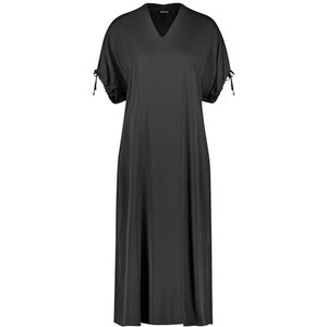 TAIFUN jurk stof, zwart, 36