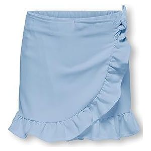 KIDS ONLY KOGMETTE WRAP Skort WVN NOOS, Cashmere Blue, 116 cm