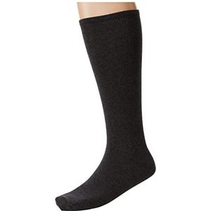 Nur Der Fit & Vital kniekousen ontlastende reiskousen van zacht en ademend katoen met comfortabele tailleband, antraciet., 44 EU