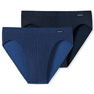 Schiesser heren ondergoed, blauw patroon, 5 NL