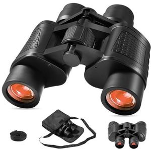 Diboniur Verrekijker 10X36 Compacte verrekijker voor volwassenen met nachtzicht, waterdicht BAK4 prism en FMC-lens, verrekijker klein voor vogelobservatie, jacht, reizen, concerten