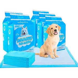 EDIESI, Puppy Training Pads, 90x60, Zindelijkheidsmatjes, voor Huisdieren, Absorberende, hygiënische wegwerpmatten (100 Stuks)