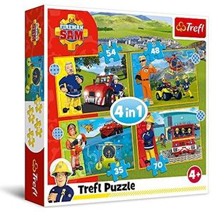 Trefl 34387 Strażak Sam Puzzel, kleurrijk