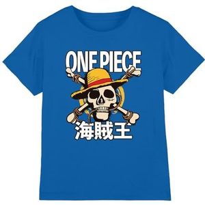 mandarin creative ltd Een stuk Jolly Roger Kids T-shirt, koningsblauw, 5-6 jaar, koningsblauw, 5-6 jaar