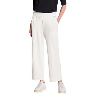 Street One - A378712 - Damesbroek - Gebroken Wit - Hoge Taille - Rechte Pijpen