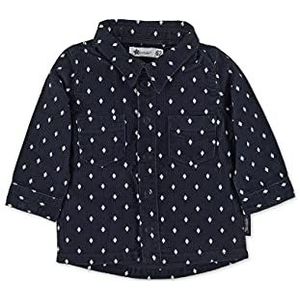 Sterntaler Klassiek geruit hemd voor babyjongens, marineblauw, 68 cm