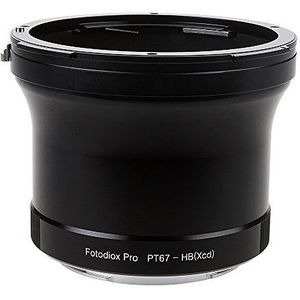 Fotodiox P67-XCD-Pro Pro Lens Mount Adapter Compatibel met Pentax 6x7 Lenzen op Hasselblad XCD-mount Camera's zoals X1D 50c en X1D II 50c, Zwart, 4""*3.0