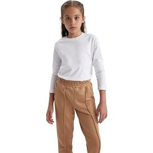 DeFacto T-shirt voor meisjes, wit, 9-10 Jaar