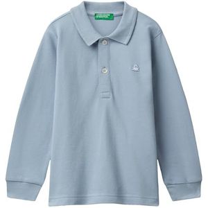 United Colors of Benetton Poloshirt M/L, Blauw, 3 jaar