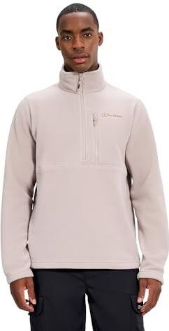 Berghaus Heren Prism Polartec fleece jas met halve rits, taupe, XL