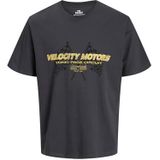 JACK & JONES Shirt 'JORFORMULA GALLERY'  geel / donkergrijs / rood / zwart