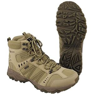 MFH Tactische trekking-schoen, enkelhoog, werkschoen, wandelschoen, bergschoen, outdoorschoen, maat 39-46, coyote, 43 EU