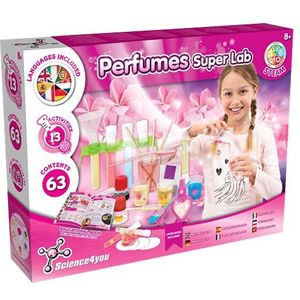 Science4you 80000815 Parfumfabriek voor kinderen, wetenschappelijk laboratorium met experimenten, voor jongens en meisjes van 8 tot 12 jaar