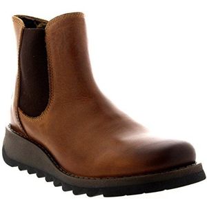 Fly London Salv Chelsea Boots voor dames, Bruine Kameel, 41 EU