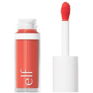 e.l.f. Camo Liquid Blush, langhoudende Liquid Blush voor hoog gepigmenteerde kleur, voor een zachte, dewy finish, veganistisch en dierproefvrij, Coral Crush