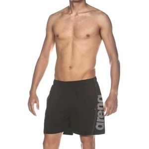 arena Fundamentals Logo Boxer R Zwembroek voor zee en zwembad, zwembroek van zachte, sneldrogende gerecyclede stof, boxershorts voor de zee met binnenslip van mesh