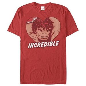 Marvel Avengers Classic - Hulkredible Unisex Crew neck T-Shirt Red L