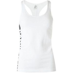 Calvin Klein Tanktop voor dames, wit (wit (zwart logo) 100)., M