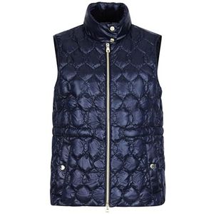 Geox W Myluse Vest Jacket voor dames, navy blazer, 46