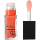 e.l.f. Glow Reviver Lip Oil, voedende, getinte lippenolie voor een hoogglanzende afwerking, verrijkt met jojoba-olie, veganistisch en dierproefvrij, Coral Fixation