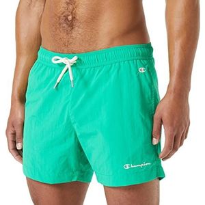 Champion Eco Future Pacific Sand-gerecycled nylon bermuda shorts heren, Groen, XXL
