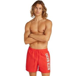 CK JEANS Heren MEDIUM TREKKOORD Boardshorts, Rood (Flaming Chili), L, Rood (Flaming Chili), L