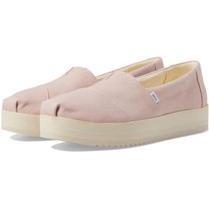 TOMS Alp Midform Loafer Flat voor dames, Ballet Roze Canvas, 37.5 EU