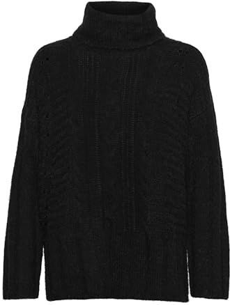 Part Two - Zachte Gebreide Trui - Zwart - Dames