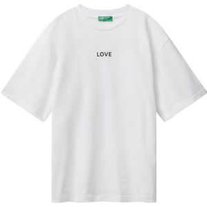 United Colors of Benetton T-shirt voor heren, Wit, M
