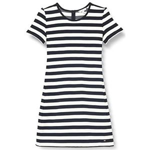 Tommy Hilfiger Punto Mini Vis Streep Jurk Ss Fit & Flare, Bretonse Stp Cw, 66