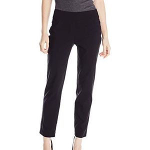 Ruby Rd. Women's Petite Pull-On Solar Millennium Super Stretch Pant, Black, 4 Petite