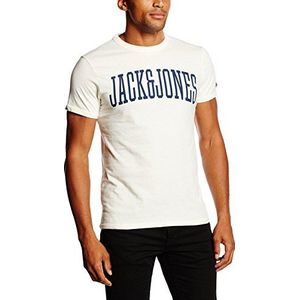 JACK & JONES VINTAGE Jack Uk T-shirt voor heren, wit (Whisper White)., XL