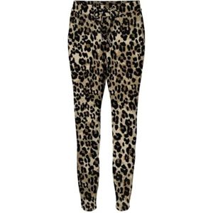 VERO MODA Bandplooibroek 'VMEVA'  ecru / karamel / zwart