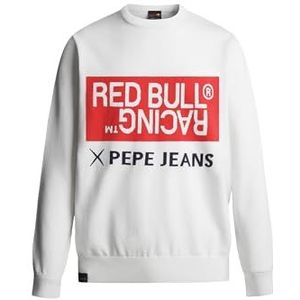 Red Bull Racing - RBR Intarsia - Gebreide Herentrui - Wit - Met Ronde Hals