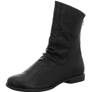 Think! Dames Agrat chroomvrij gelooide duurzame enkellaarzen, 0010 zwart., 36.5 EU