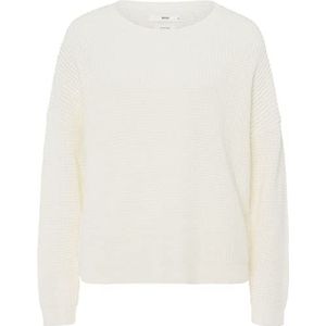 BRAX Dames Style Lisa Wool Mix Pullover Offwhite, 44