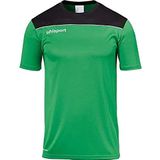 uhlsport Offense 23 Poly T-shirt voor heren, groen/zwart/wit, XXXL