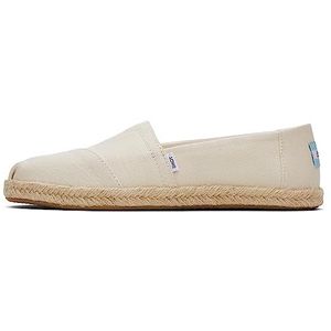 TOMS Dames Alpargata Touw Classic Loafer Flat, naturel wit, 41 EU