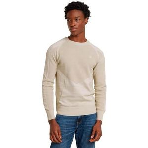 G-Star RAW 3D Biker R Knit, meerdere kleuren (Whitebait/Dk Brick D25068-c259-g908), L