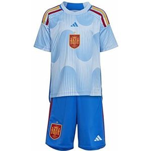 adidas Unisex Kids Mini Kit (App) Fef A Miniit, Top: Glow Blue/Glory Blue Bottom: Glory Blue S20, HF1402, 104