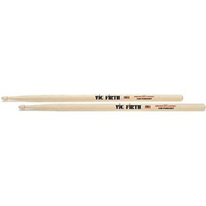 Vic Firth American Classic® Series Extreme Drumsticks - 5B PureGrit - Lacquer Free Finish with Abrasive Wood Texture - Wood Tip