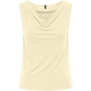 Onlfree Life S/L Draping Neck Top JRS, Citroen Icing, S