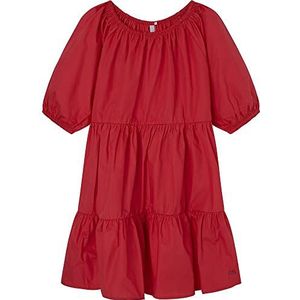 Pepe Jeans Soraya meisjesjurk, Rood (Studio Red), 10 Jaar
