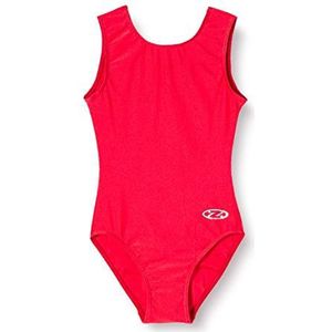 The Zone Z103CAD mouwloos turnpakje, nylon/lycra, rood, maat 86 cm