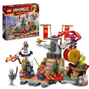 LEGO NINJAGO Toernooi gevechtsarena Bouwpakket voor Kinderen met 6 Minifiguren, Ninja Speelgoed, Verjaardagscadeau voor Jongens en Meisjes van 7 jaar en ouder 71818