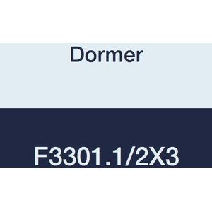Dormer F3301.1/2X3 Ronde verstelbare matrijzen, Split Type, Helder, UNF1.1/2, High Speed Staal, Nominale D 38,1 mm, Diameter 3"", Hoogte 7/8